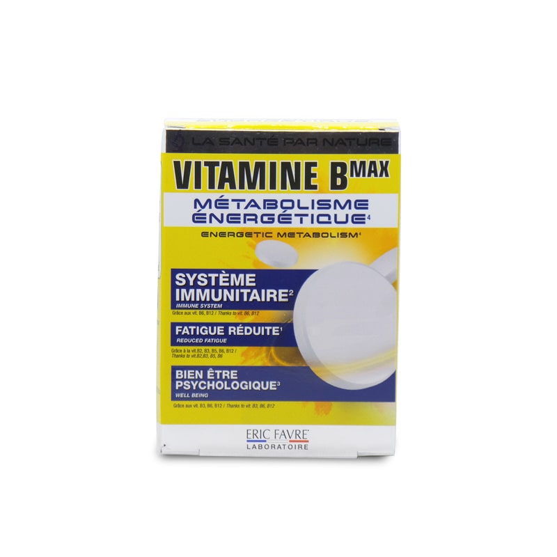 ERIC FAVRE VITAMINE B MAX - 60 COMPRIMES