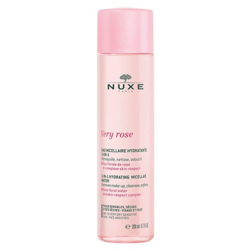 NUXE VERY ROSE EAU DEMAQUILLANTE PEAU SECHE 200ML