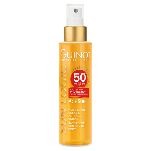 GUINOT HUILE SECHE SOLAIRE ANTI-AGE SPF50 150ML