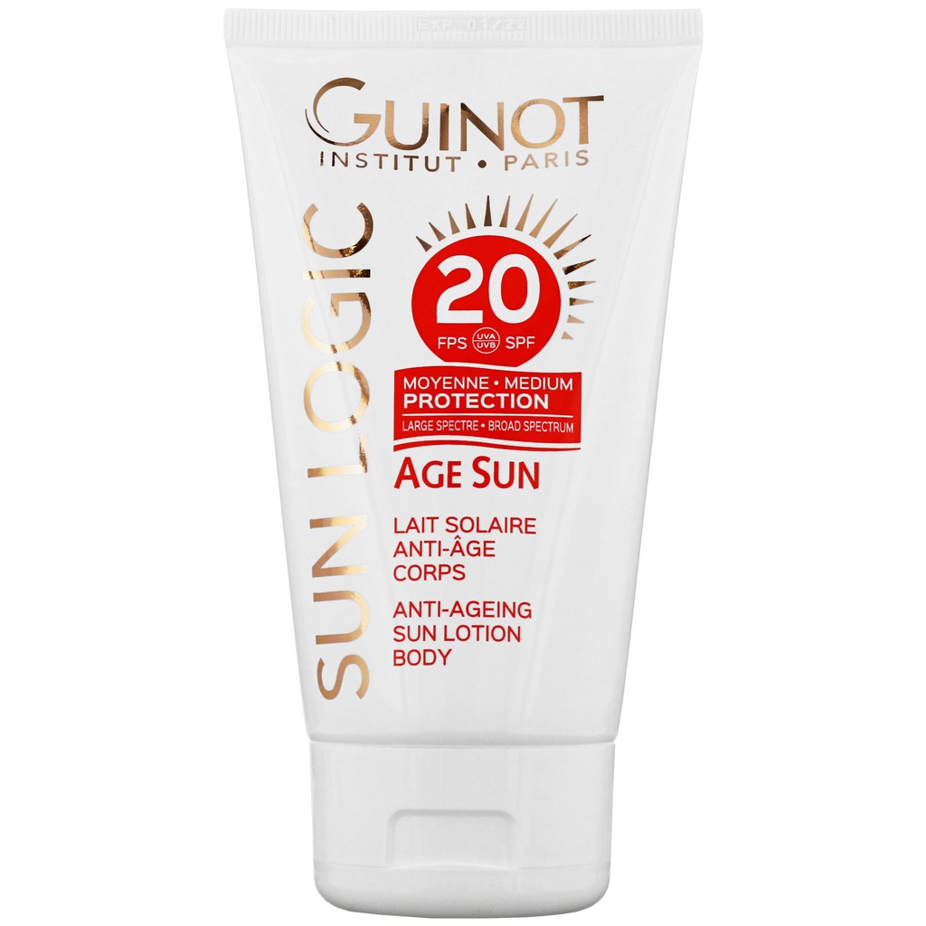 GUINOT SUN LOGIC LAIT SOLAIRE ANTI-AGE CORPS SPF20 150ML