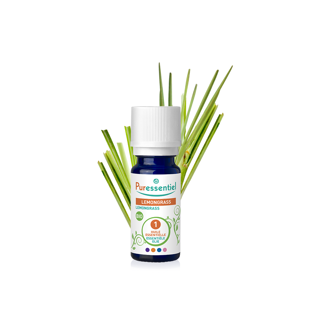 PURESSENTIEL HUILE ESSENTIELLE LEMONGRASS 10ML