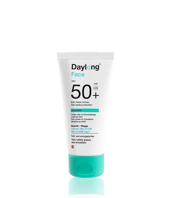 DAYLONG FACE SENSITIVE GEL-FLUIDE LEGER SPF50+ 50ML