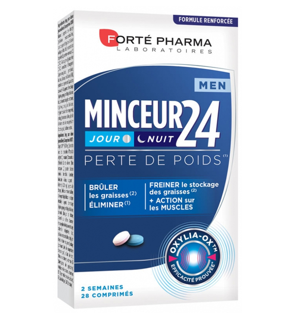 FORTE PHARMA MINCEUR 24 JOUR & NUIT HOMME - 28 COMPRIMES