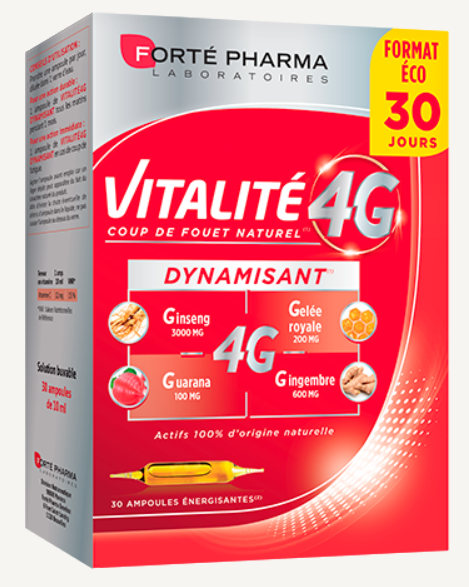 FORTE PHARMA VITALITE 4G - 30 AMPOULES