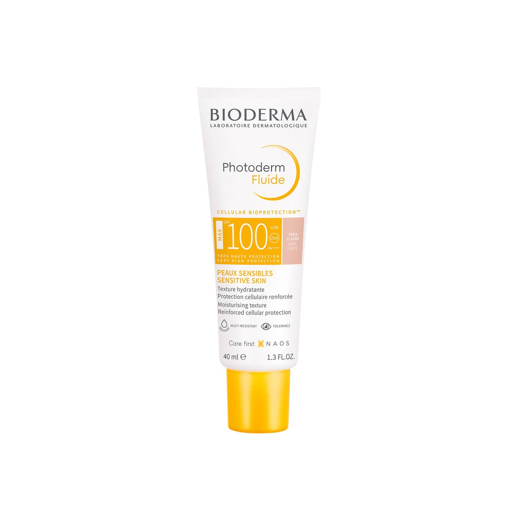 BIODERMA PHOTODERM FLUIDE MAX SPF100 TEINTE TRES CLAIRE 40ML