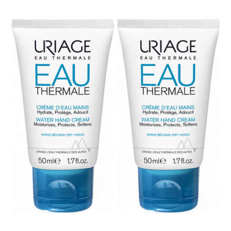 URIAGE CREME D'EAU MAINS DUO 50ML*2