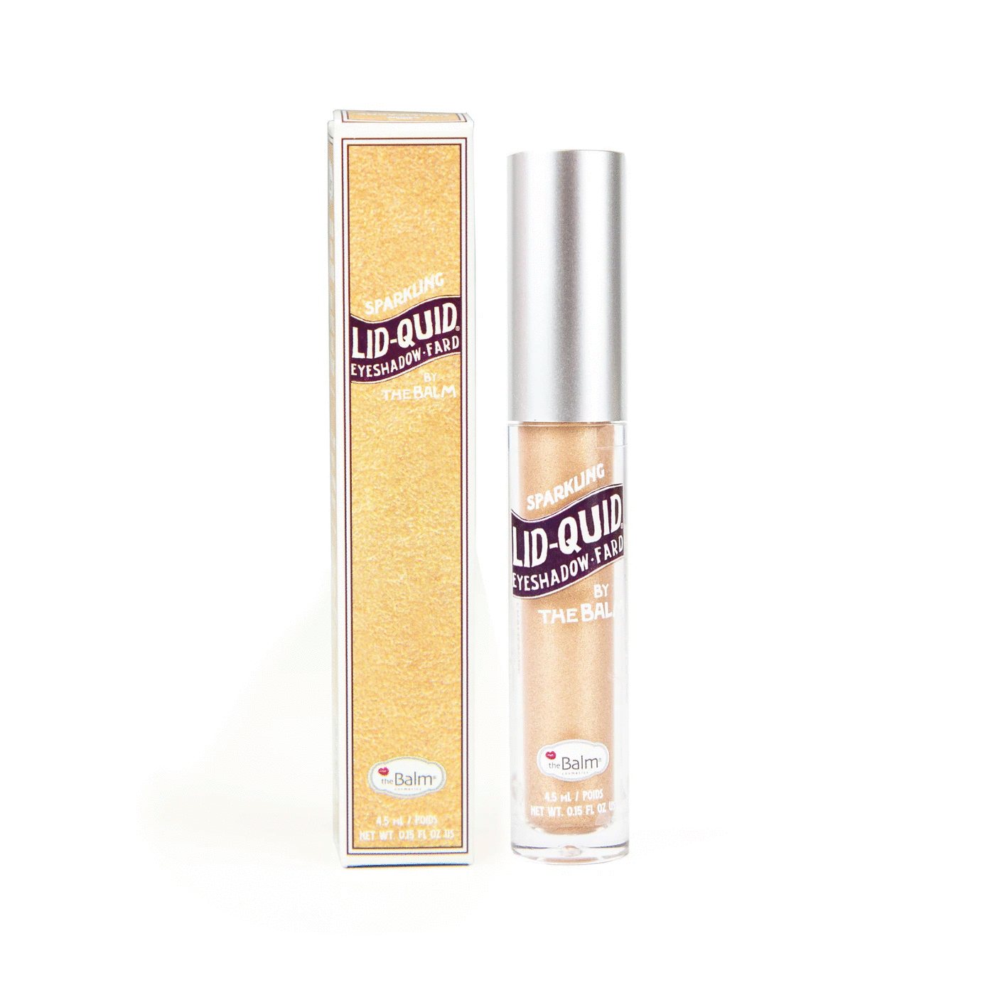 THE BALM LID-QUID SPARKLING LIQUID EYESHADOW CHAMPAGNE