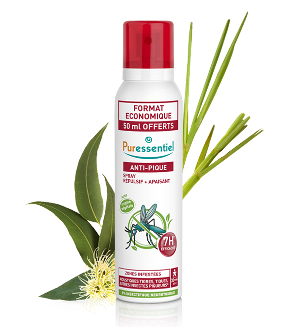 PURESSENTIEL ANTI-PIQUE SPRAY REPULSIF+APAISANT 7H 200ML