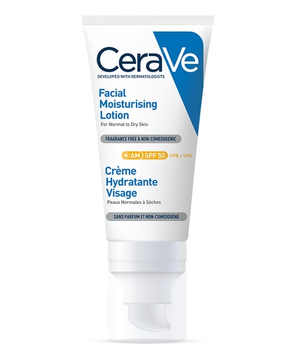 CERAVE CREME HYDRATANTE VISAGE SF50 52ML