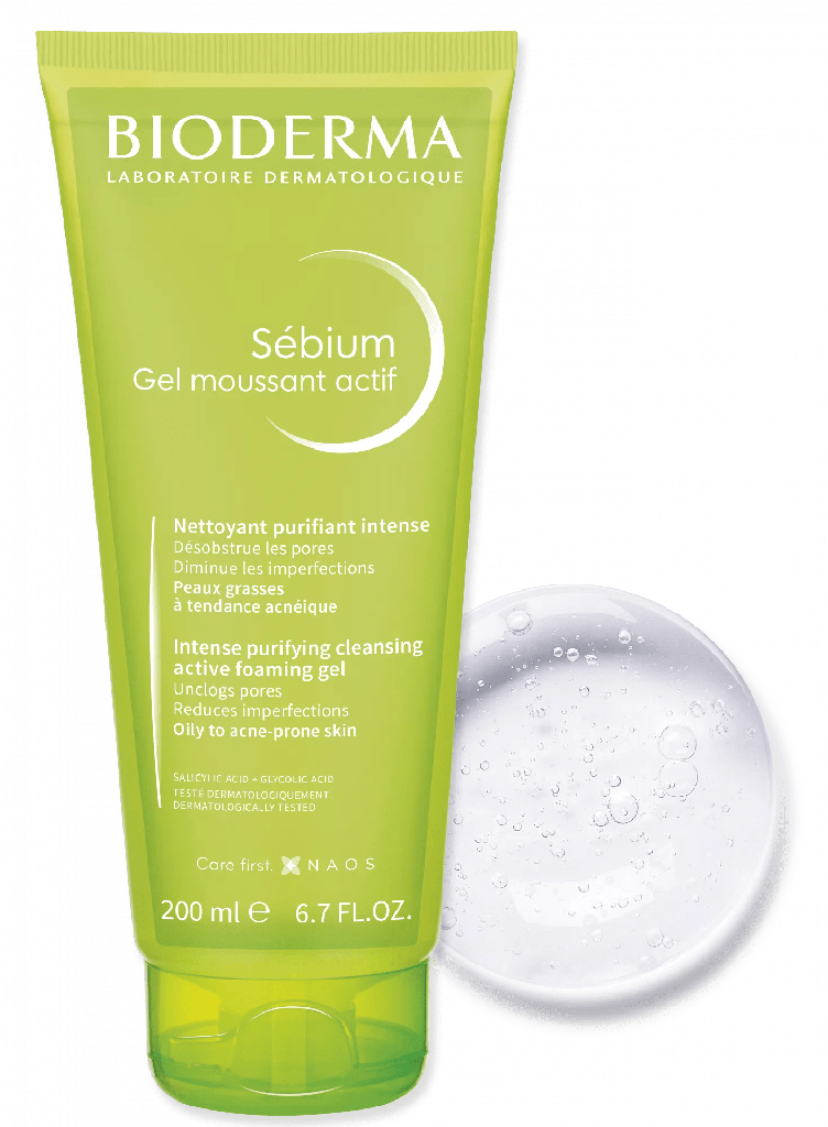 [3701129803400] BIODERMA SEBIUM GEL MOUSSANT ACTIF 200ML