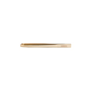 INNOXA PINCE A EPILER 8CM MORS DROITS INOX DORE 9324