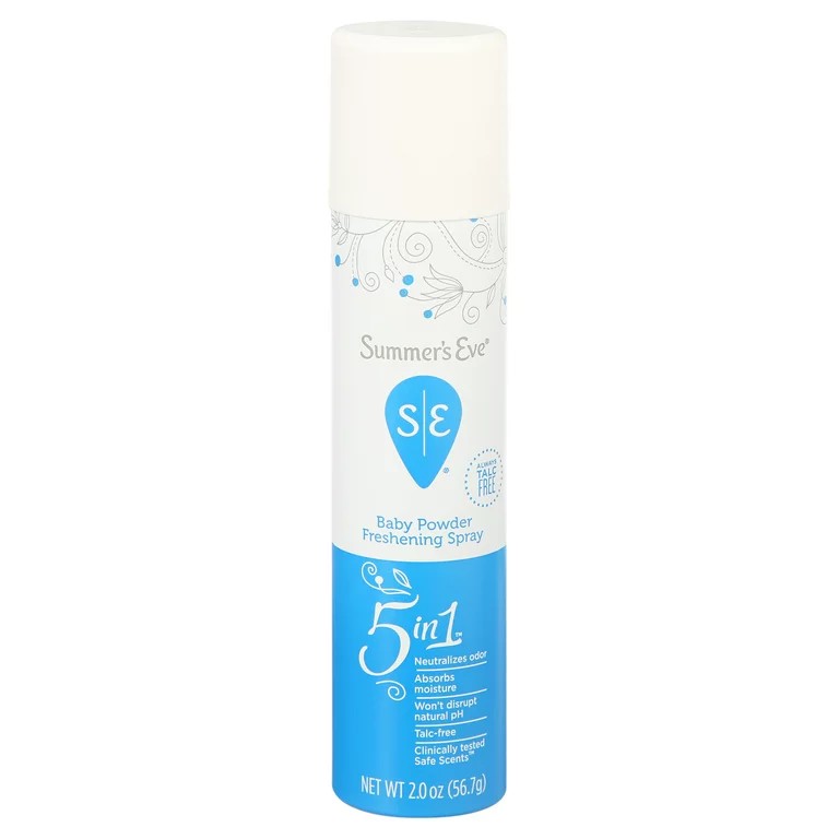 SUMMER'S EVE BABY POWDER FRESHENING SPRAY