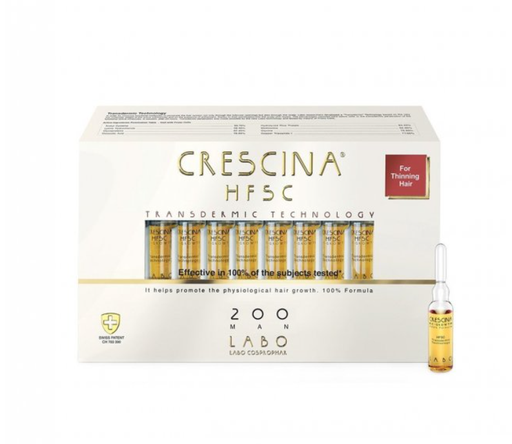 CRESCINA HFSC 200 MAN 20 FLACONS 3.5ML