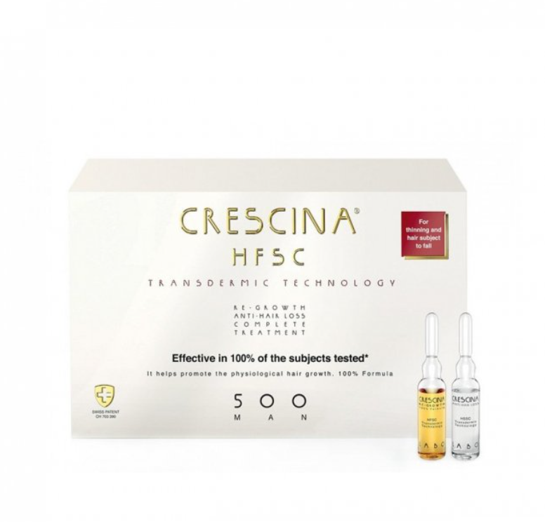 CRESCINA HFSC 500 MAN 10+10 FLACONS 3.5ML