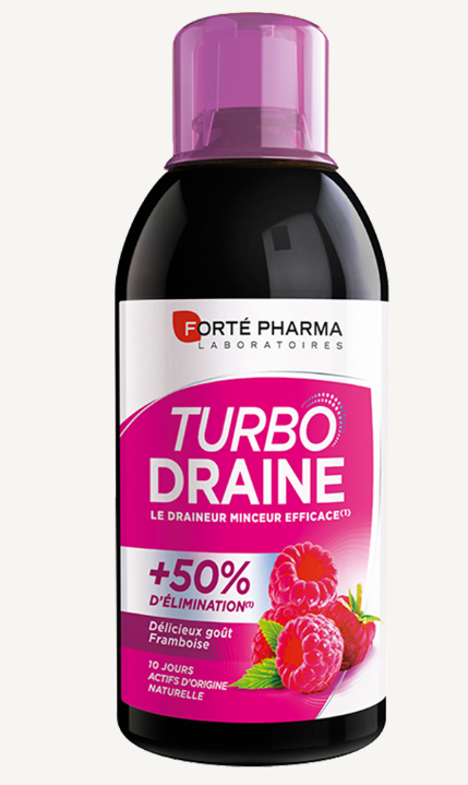 FORTE PHARMA TURBO DRAINE - GOUT FRAMBOISE 500ML