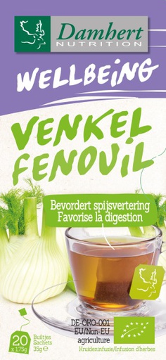 DAMHERT TISANE FENOUIL - 20 SACHETS