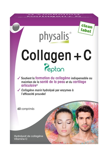PHYSALIS COLLAGEN + C 60 COMPRIMES