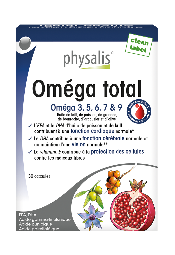 [5412360008896] PHYSALIS OMEGA TOTAL 30 GELULES