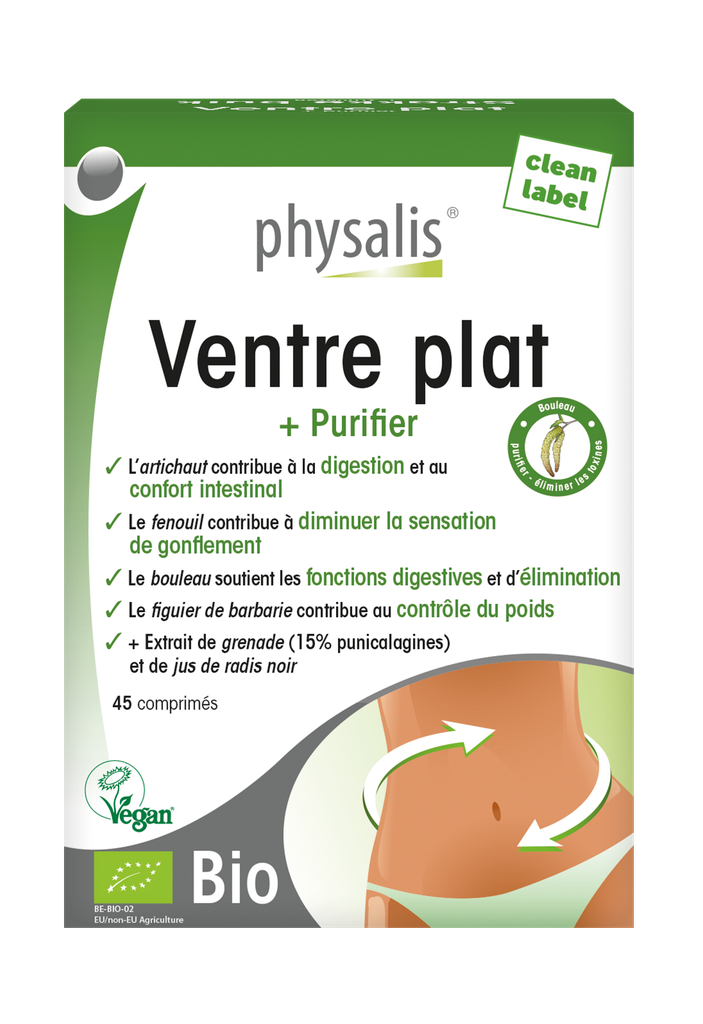 PHYSALIS VENTRE PLAT 45 COMPRIMES