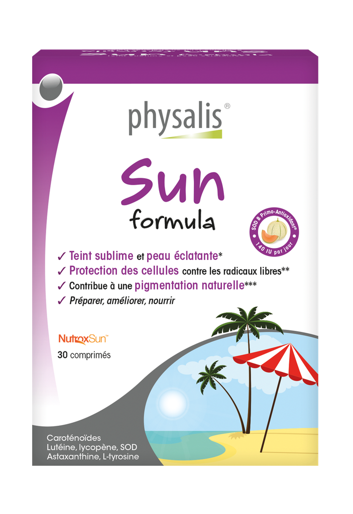 PHYSALIS FORMULE SOLEIL 30 COMPRIMES