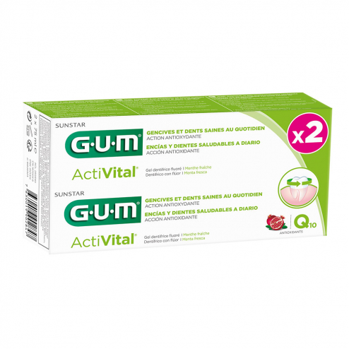 GUM DENTIFRICE ACTIVITAL 2*75ML 6050