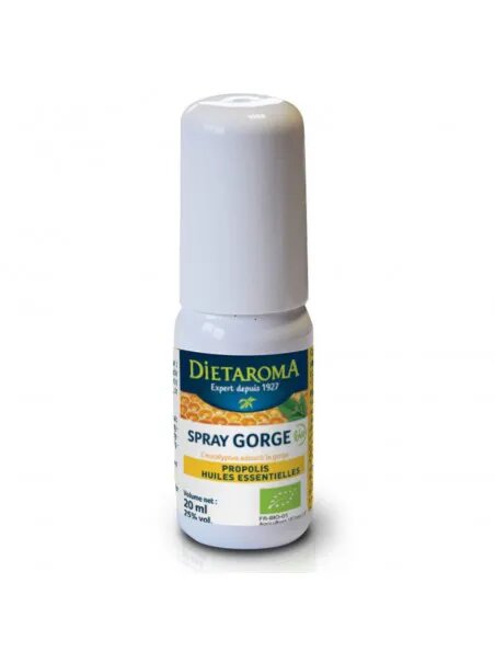 DIETAROMA SPRAAY GORGE PROPOLIS +5 HUILES ESSENTIELLES 20ML