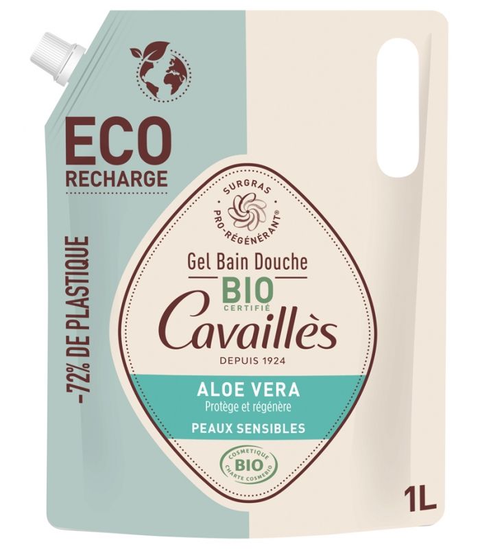 ROGE CAVAILLES RECHARGE GEL BAIN DOUCHE ALOE VERA 1L