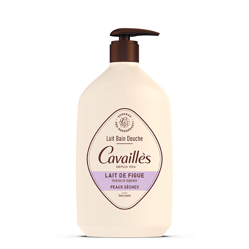 ROGE CAVAILLES LAIT BAIN DOUCHE HYDRATANT LAIT DE FIGUE PEAUX SECHES 1L