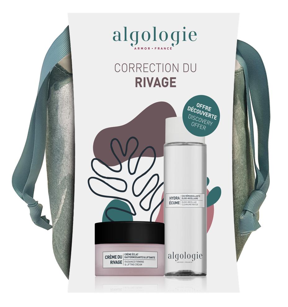 ALGOLOGIE KIT CORRECTION DU RIVAGE CREME DU RIVAGE 50ML + HYDRA ECUME EAU DEMAQUILLANTE 200ML OFFERT