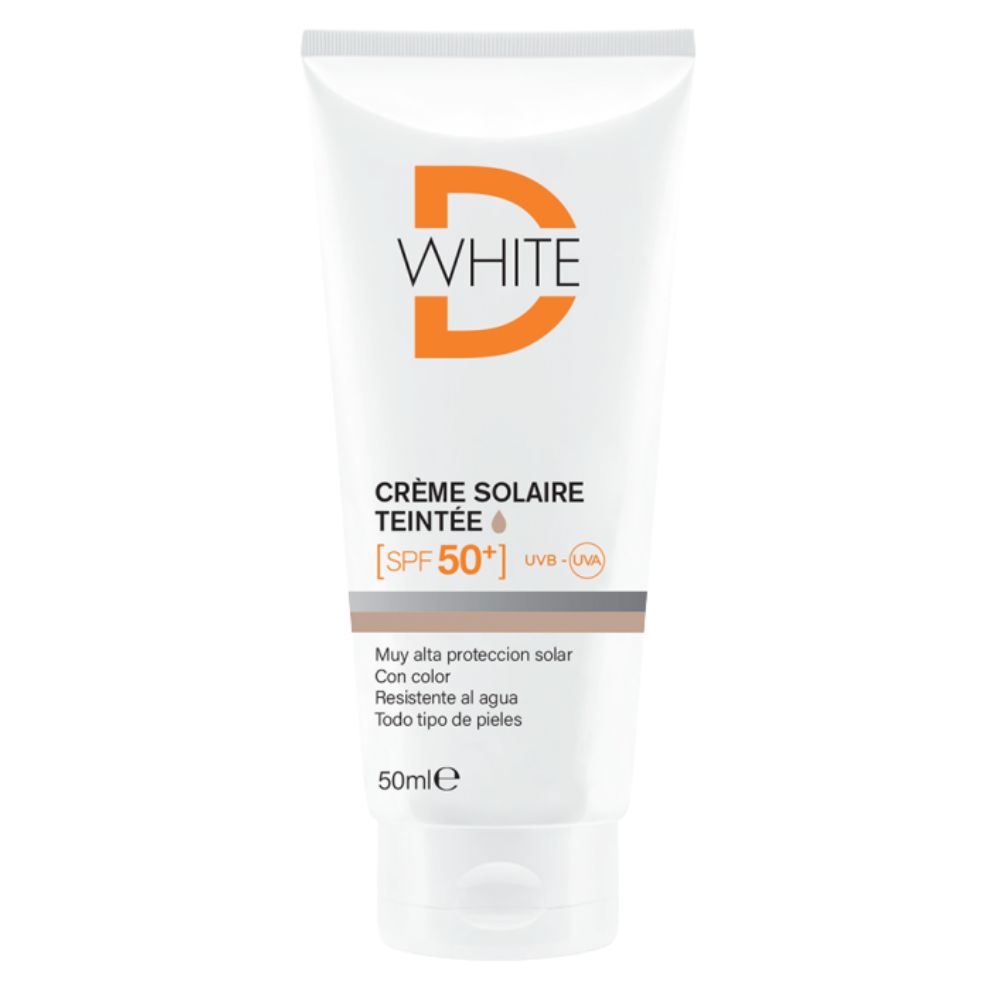 D-WHITE CREME SOLAIRE TEINTEE MEDIUM SPF50+ 50ML