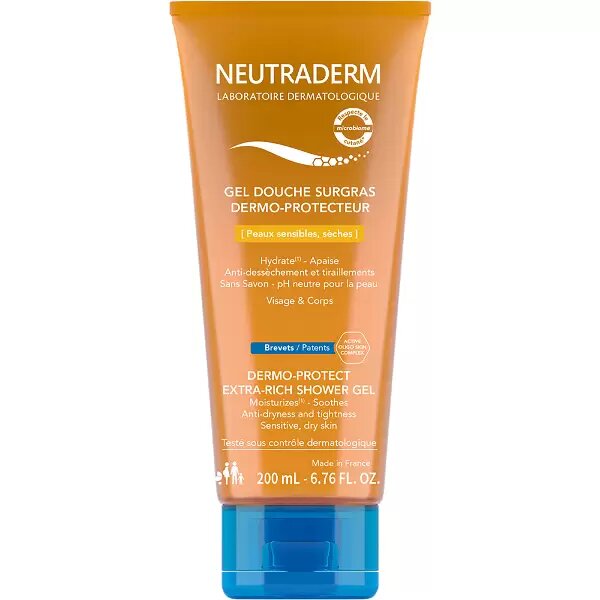 NEUTRADERM GEL DOUCHE SURGRAS DERMO-PROTECTEUR 200ML