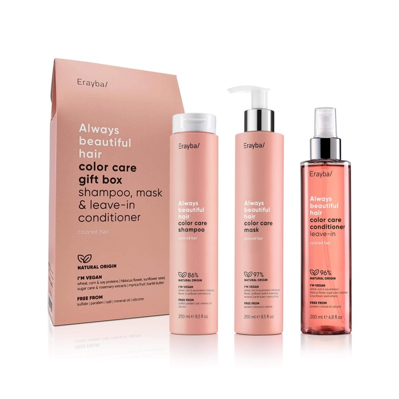 ERAYBA COFFRET COLOR CARE SHAMPOO, MASK & LEAVE-IN CONDITIONER VEGAN