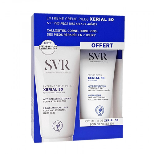 [3401525976288] SVR XERIAL PACK XERIAL 50 +XERIAL 30 CREME PIEDS OFFERT