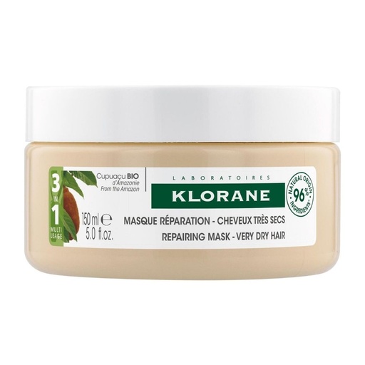 [3282770144819] KLORANE CUPUACU BIO MASQUE REPARATION 3EN1 150ML
