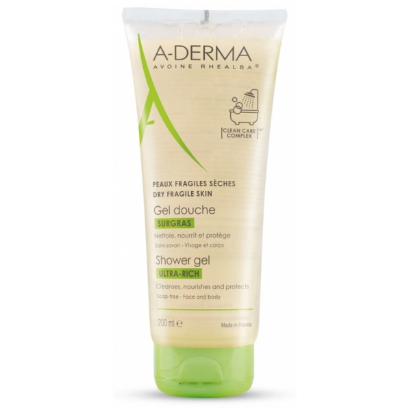 A-DERMA GEL DOUCHE 200ML