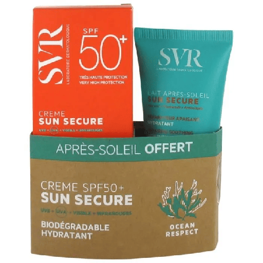 SVR SET SUN SECURE CREME SPF 50+ + APRES SOLEIL OFFERT