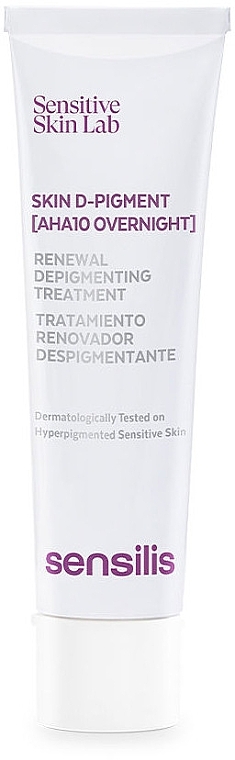 [8428749915706] SENSILIS SKIN DPIGMENT AHA10 OVERNIGHT 30ML