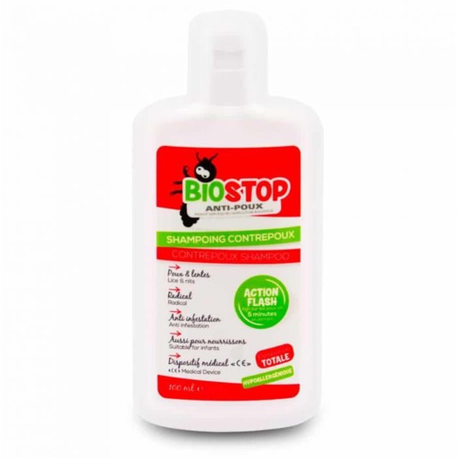 BIOSTOP SHAMPOING ANTI-POUX 100ML