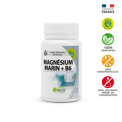 MGD MAGNESIUM MARIN+B6 30 GELULES