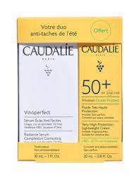 CAUDALIE PACK VINOPERFECT SERUM ECLAT ANTI-TACHES 30ML + VINOSUN PROTECT SPF50+ 25ML OFFERT