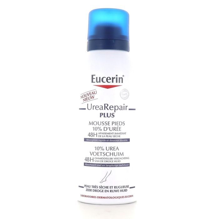 EUCERIN UREA REPAIR+ MOUSSE PIEDS 10% D'UREE 150ML