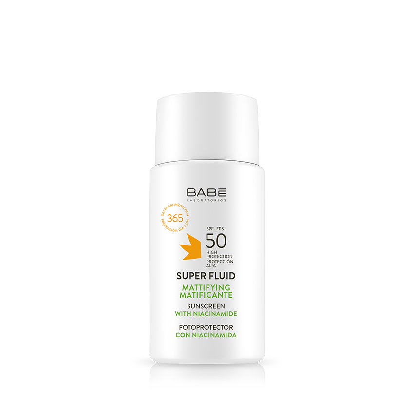 BABE FACIAL SUNSCREEN MATTIFYING SUPER FLUIDE SPF50