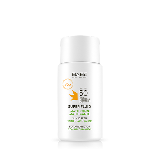 BABE FACIAL SUNSCREEN MATTIFYING SUPER FLUIDE SPF50