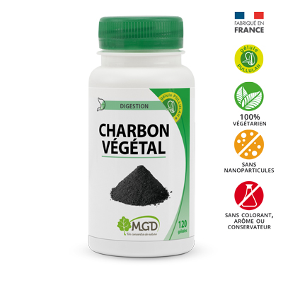 MGD CHARBON VEGETAL 120GELULES