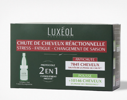 [3760007337260] LUXEOL CHUTE DE CHEVEUX REACTIONNELLE 2EN1 14*7ML