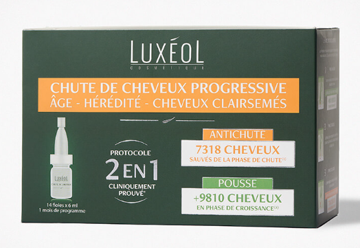 [3760007337253] LUXEOL CHUTE DE CHEVEUX PROGRESSIVE 2EN1 14*6ML