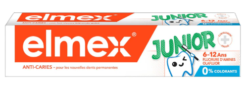 ELMEX DENTIFRICE JUNIOR 6-12A 75ML