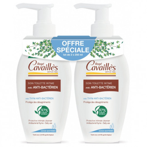 ROGE CAVAILLES SOIN INTIME ANTI BACTERIEN 250ML*2