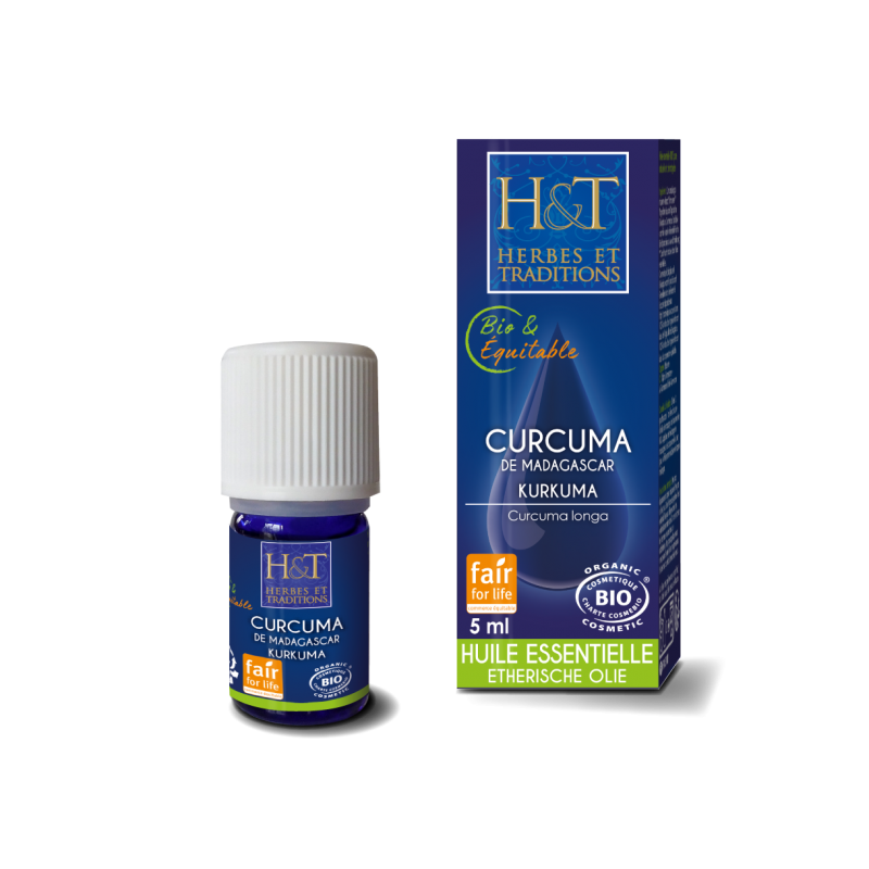 HERBES HUILE ESSENTIELLE  CURCUMA  BIO 10 ML