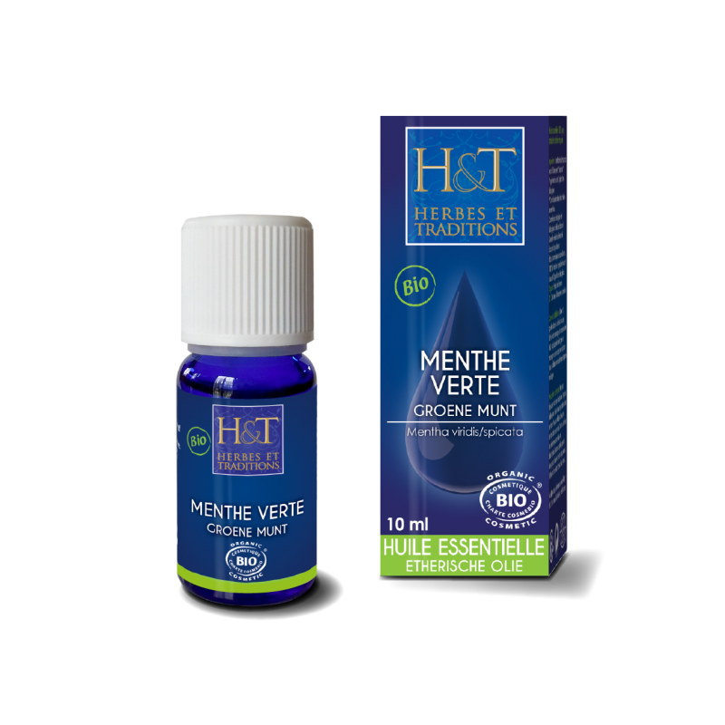 HERBES HUILE ESSENTIELLE MENTHE VERTE BIO 10 ML